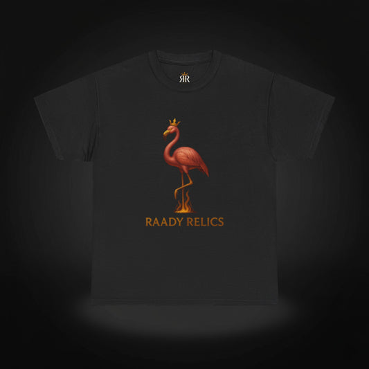 Royal Flamingo Unisex Heavy Cotton Tee - Raady Relics