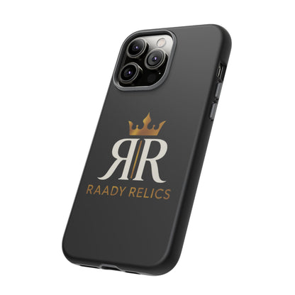Raady Relics Crown Logo Tough Phone Case — Black Protective iPhone Cover