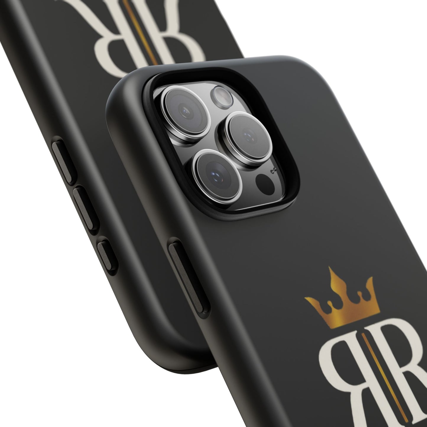 Raady Relics Crown Logo Tough Phone Case — Black Protective iPhone Cover