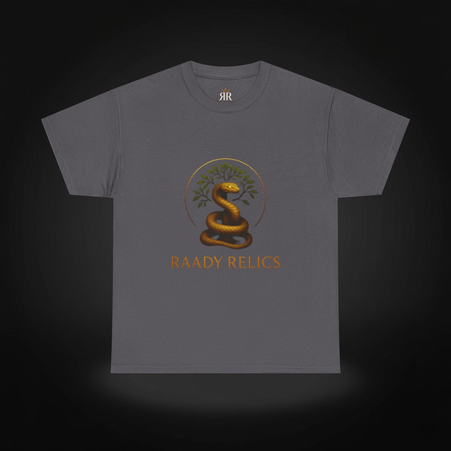 Raady Relics Unisex Cotton Tee - Serpent Design Shirt for Casual Wear