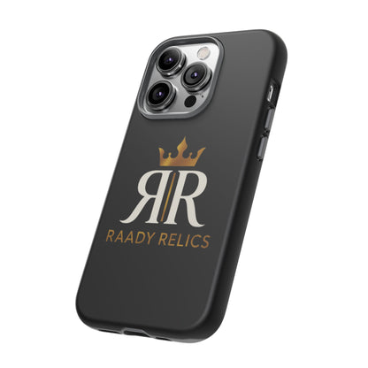 Raady Relics Crown Logo Tough Phone Case — Black Protective iPhone Cover