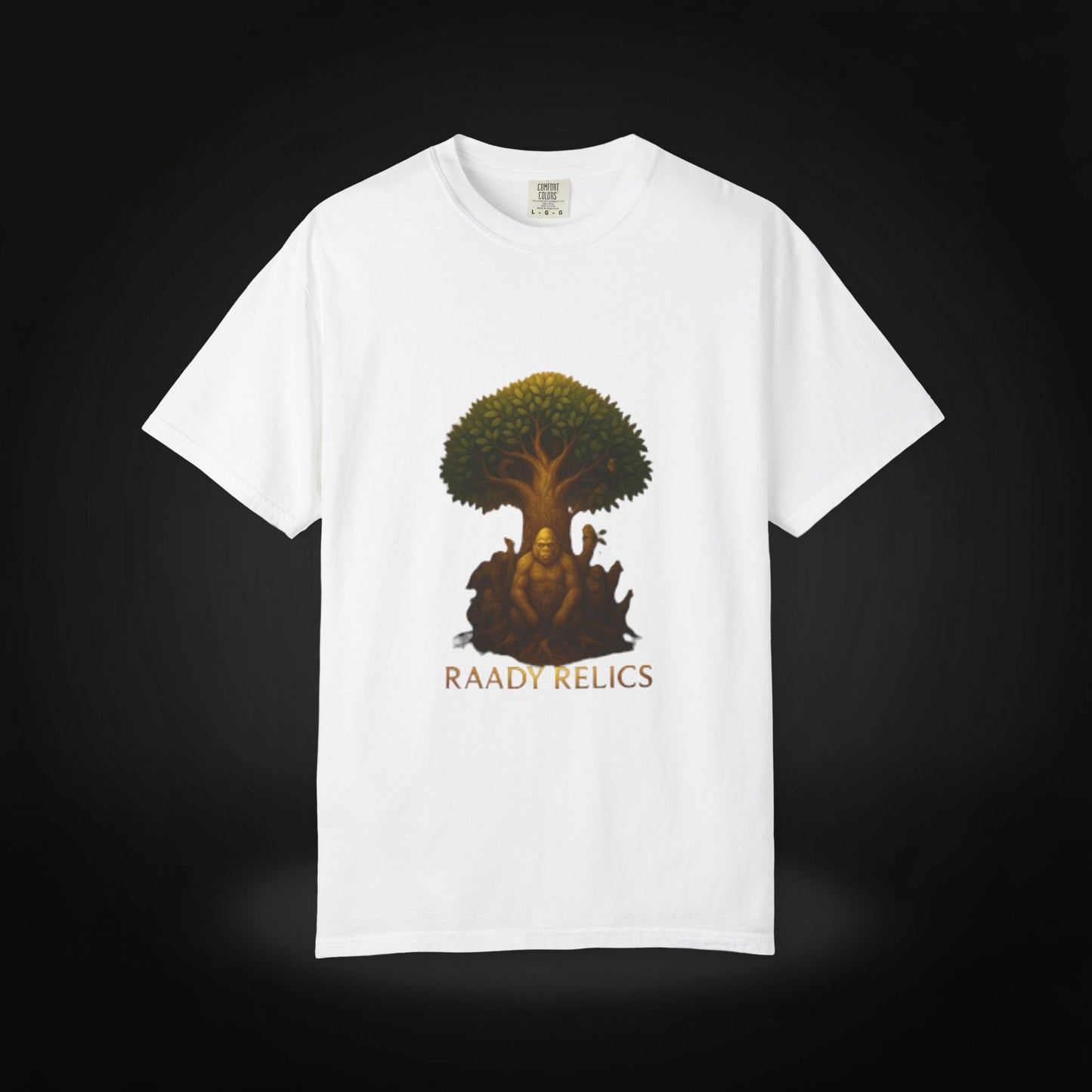 Garment-Dyed Tree T-Shirt - Raady Relics Design