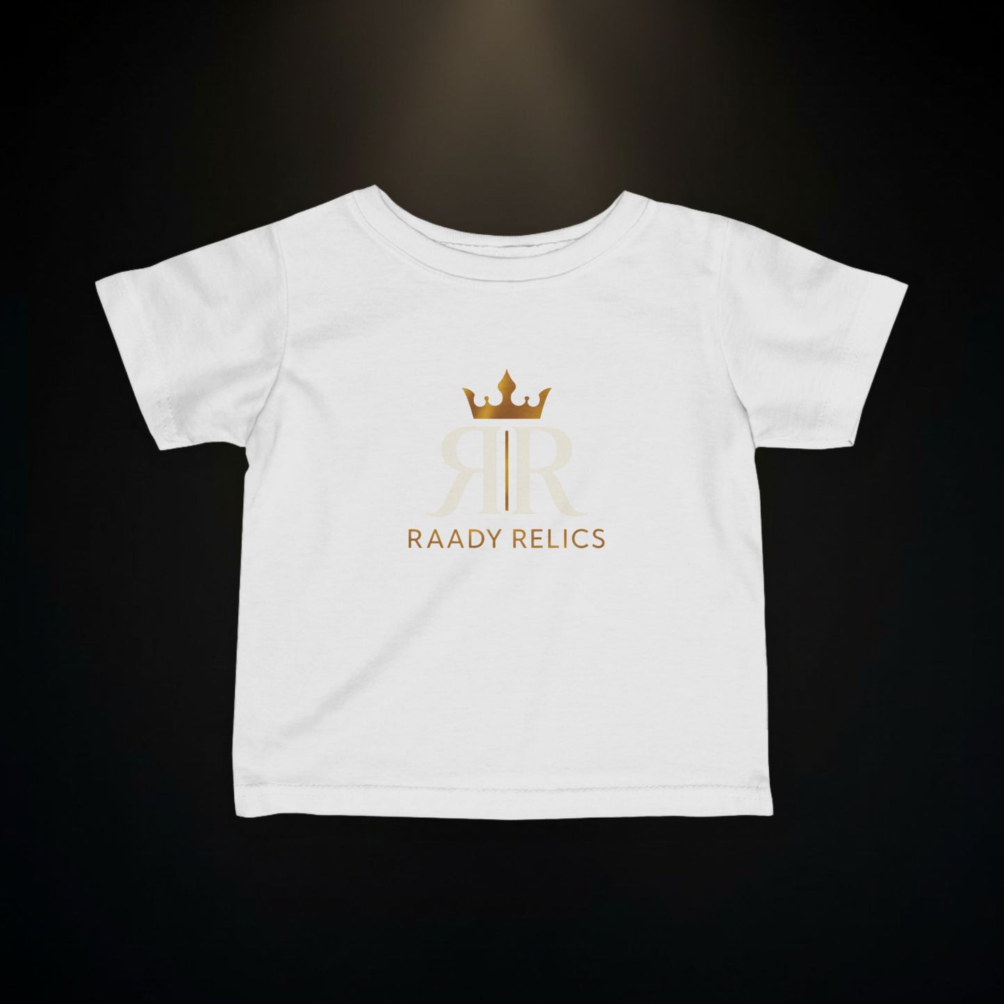 Infant Tee — Raady Relics Gold Crown Logo Baby Shirt