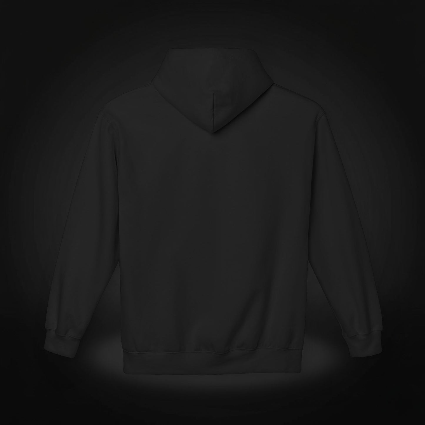 RaandJuice Logo Hoodie — Minimal White Fleece Pullover