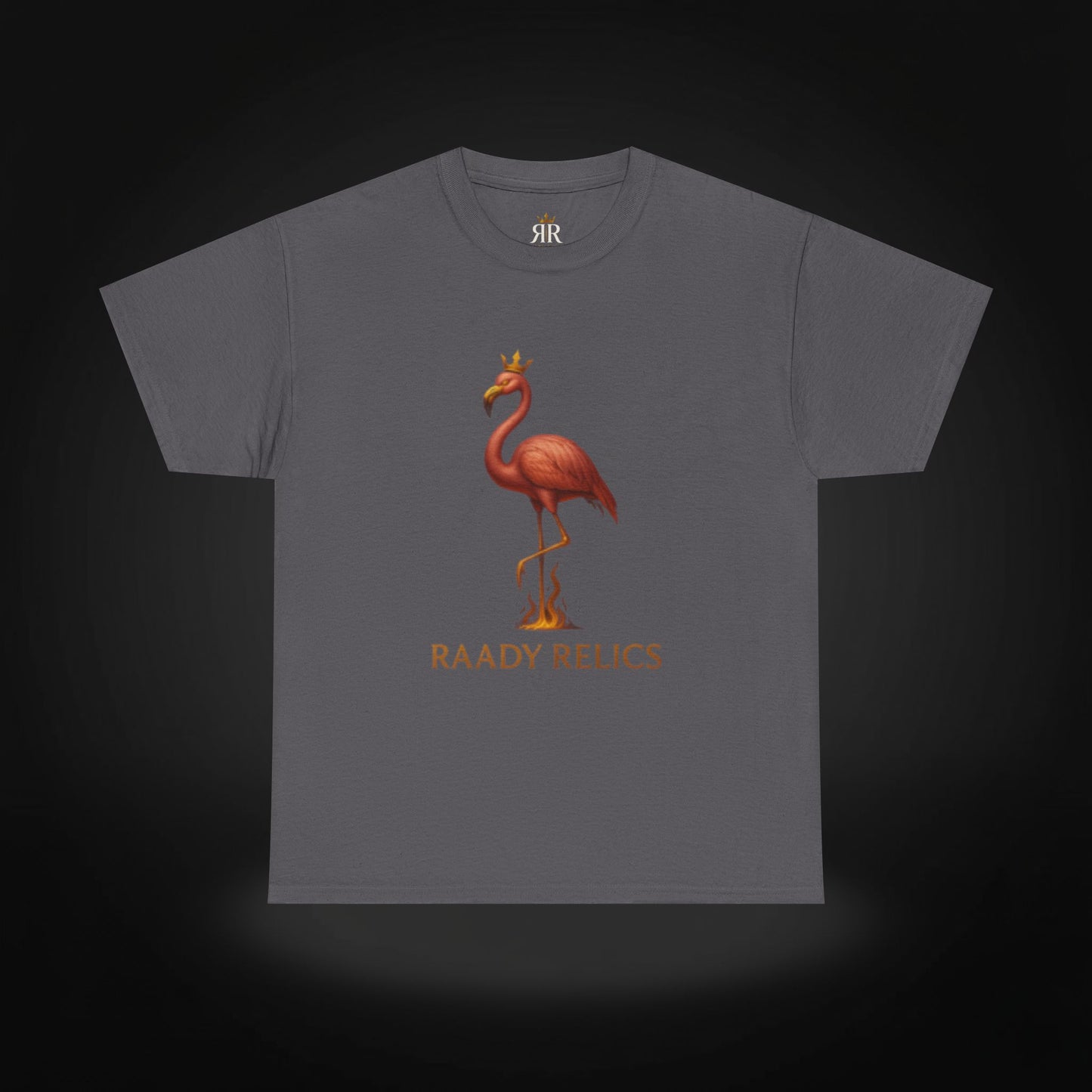 Royal Flamingo Unisex Heavy Cotton Tee - Raady Relics