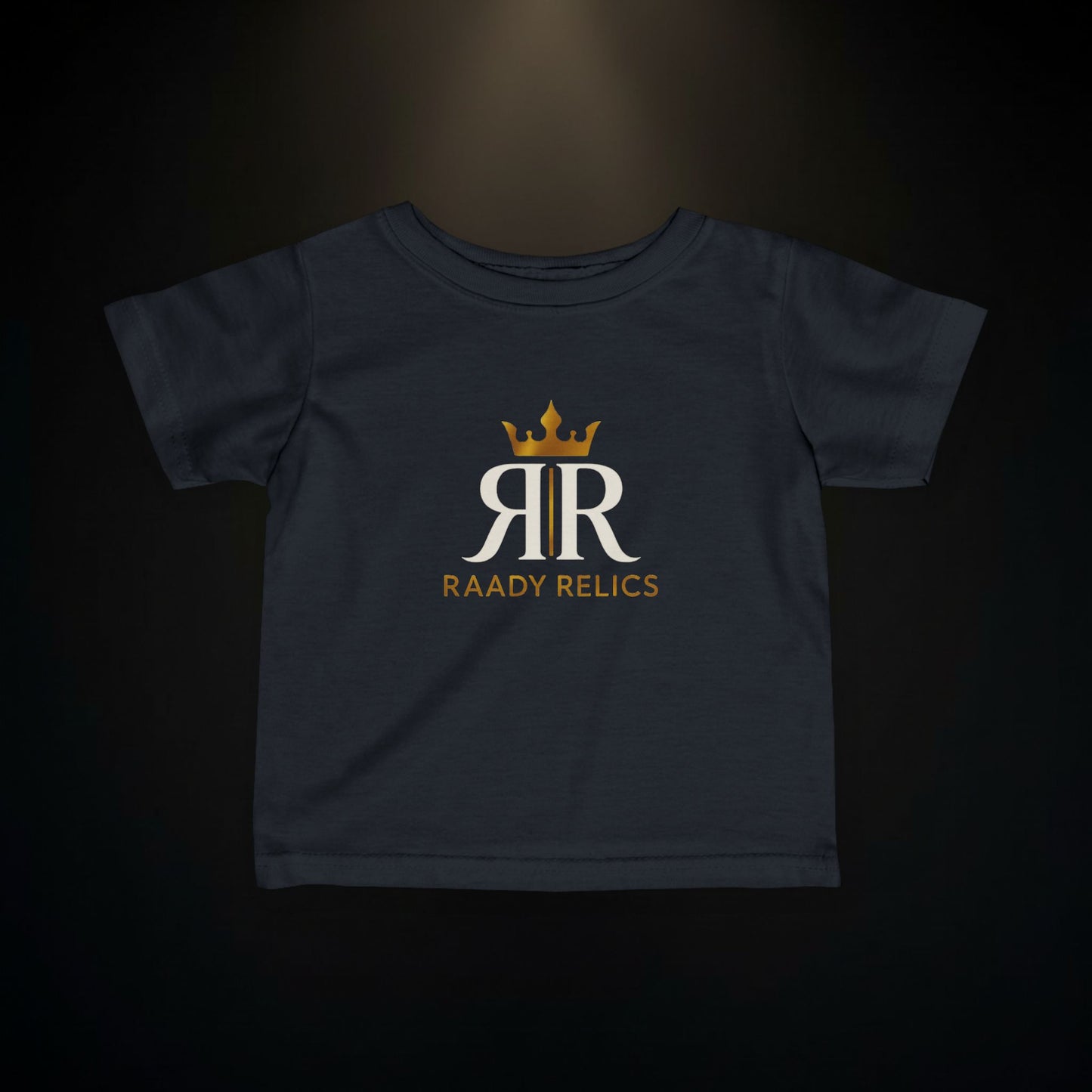 Infant Tee — Raady Relics Gold Crown Logo Baby Shirt
