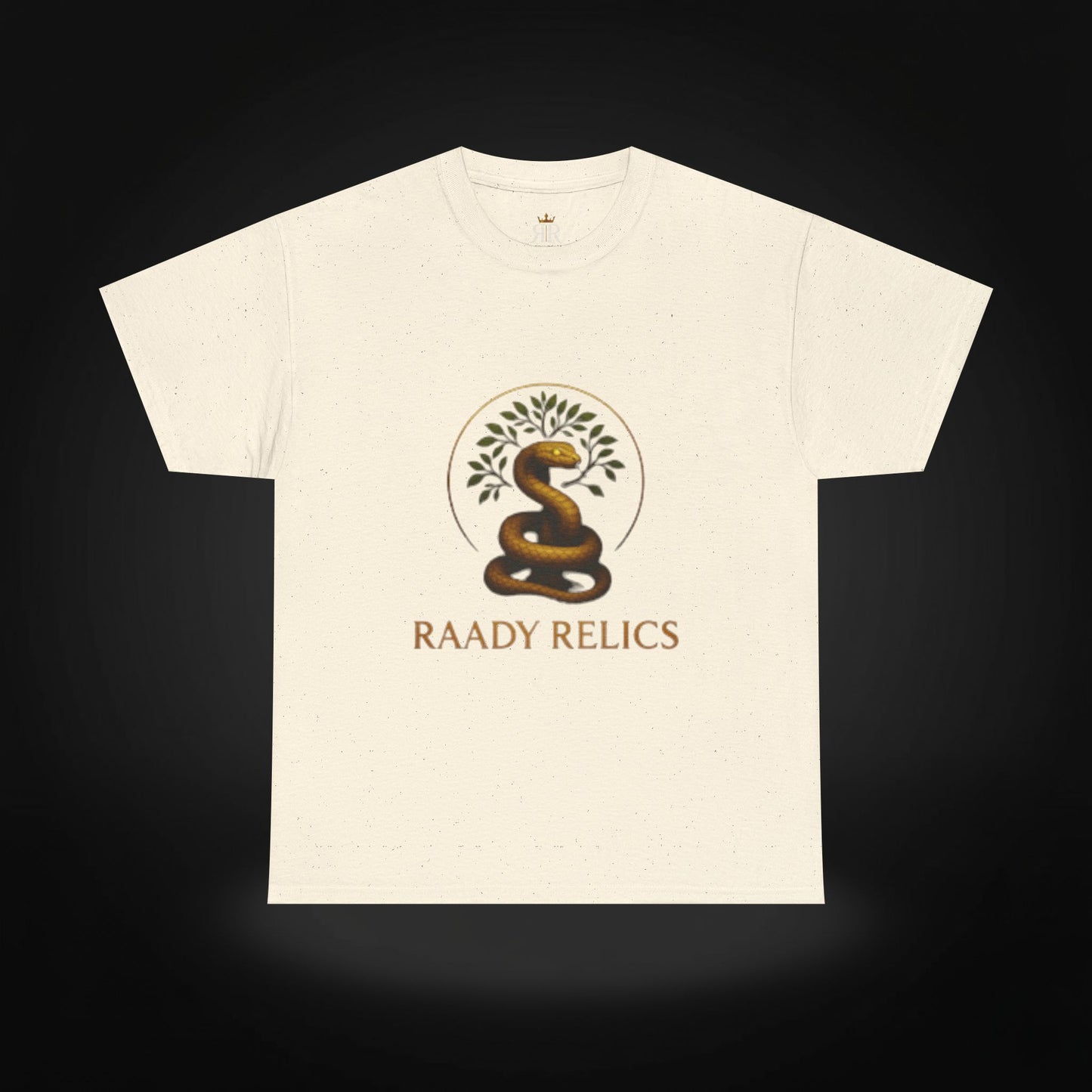 Raady Relics Unisex Cotton Tee - Serpent Design Shirt for Casual Wear