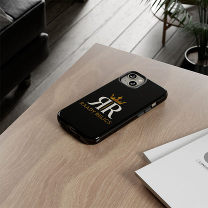 Raady Relics Crown Logo Tough Phone Case — Black Protective iPhone Cover