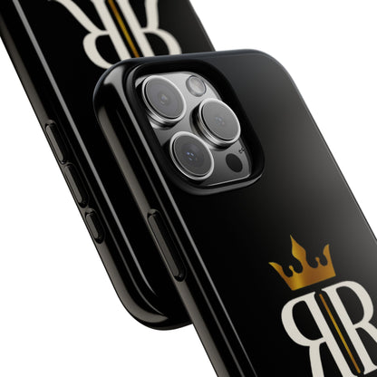 Raady Relics Crown Logo Tough Phone Case — Black Protective iPhone Cover