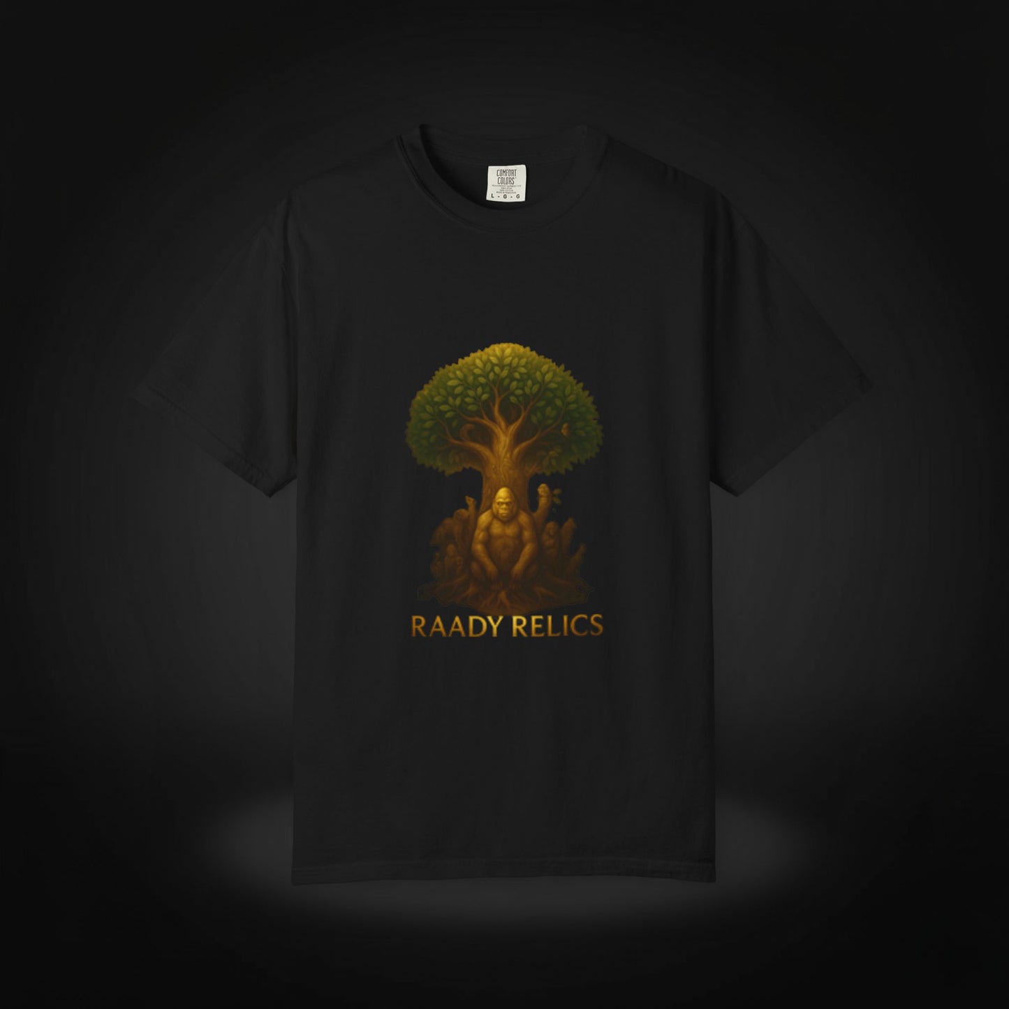 Garment-Dyed Tree T-Shirt - Raady Relics Design