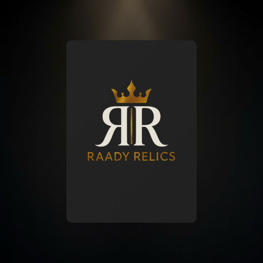 Raady Relics Luxury Poker Playing Cards – Black & Gold Ace Design