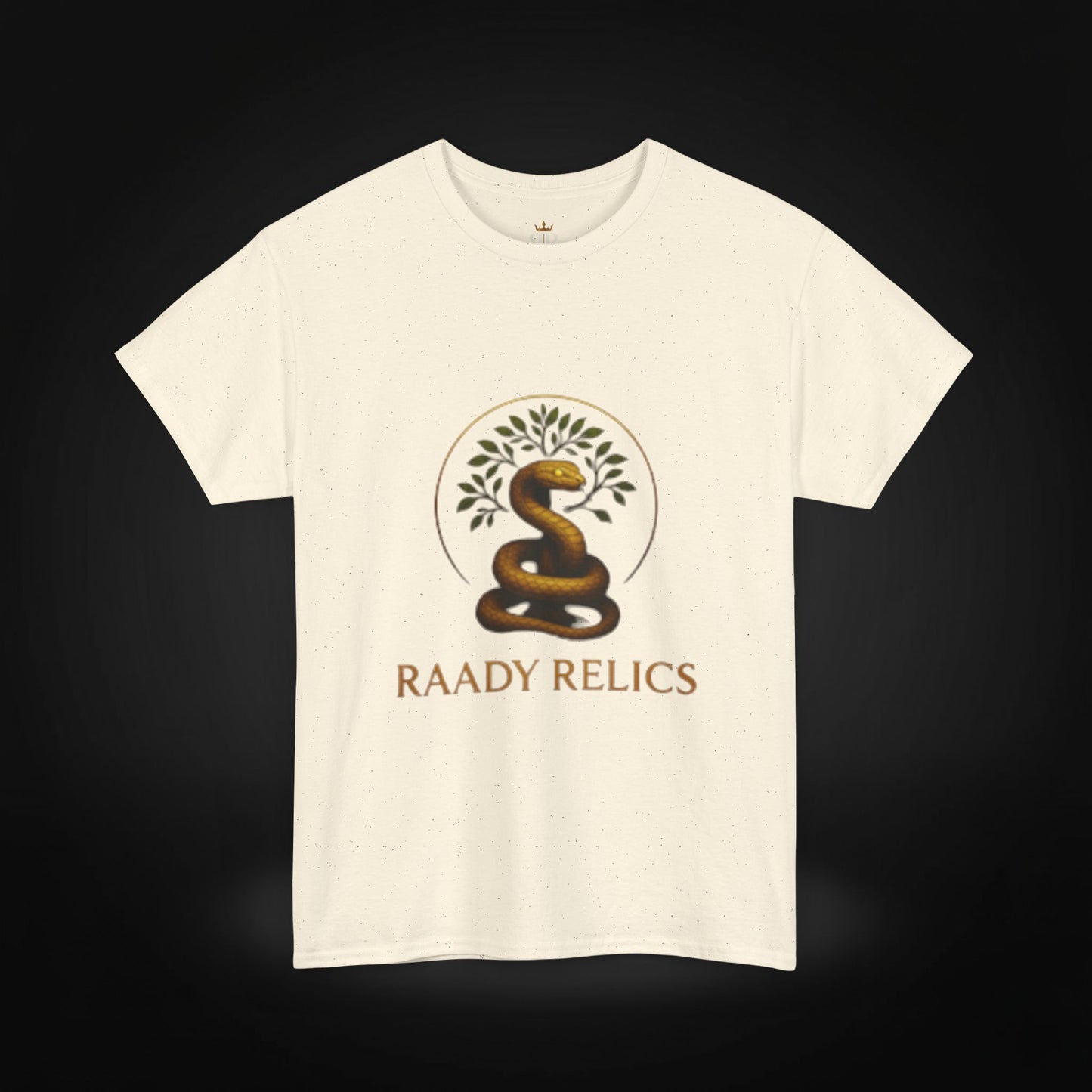 Raady Relics Unisex Cotton Tee - Serpent Design Shirt for Casual Wear