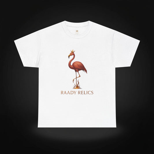 Royal Flamingo Unisex Heavy Cotton Tee - Raady Relics