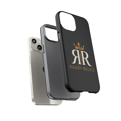 Raady Relics Crown Logo Tough Phone Case — Black Protective iPhone Cover