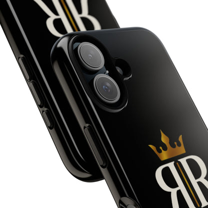 Raady Relics Crown Logo Tough Phone Case — Black Protective iPhone Cover
