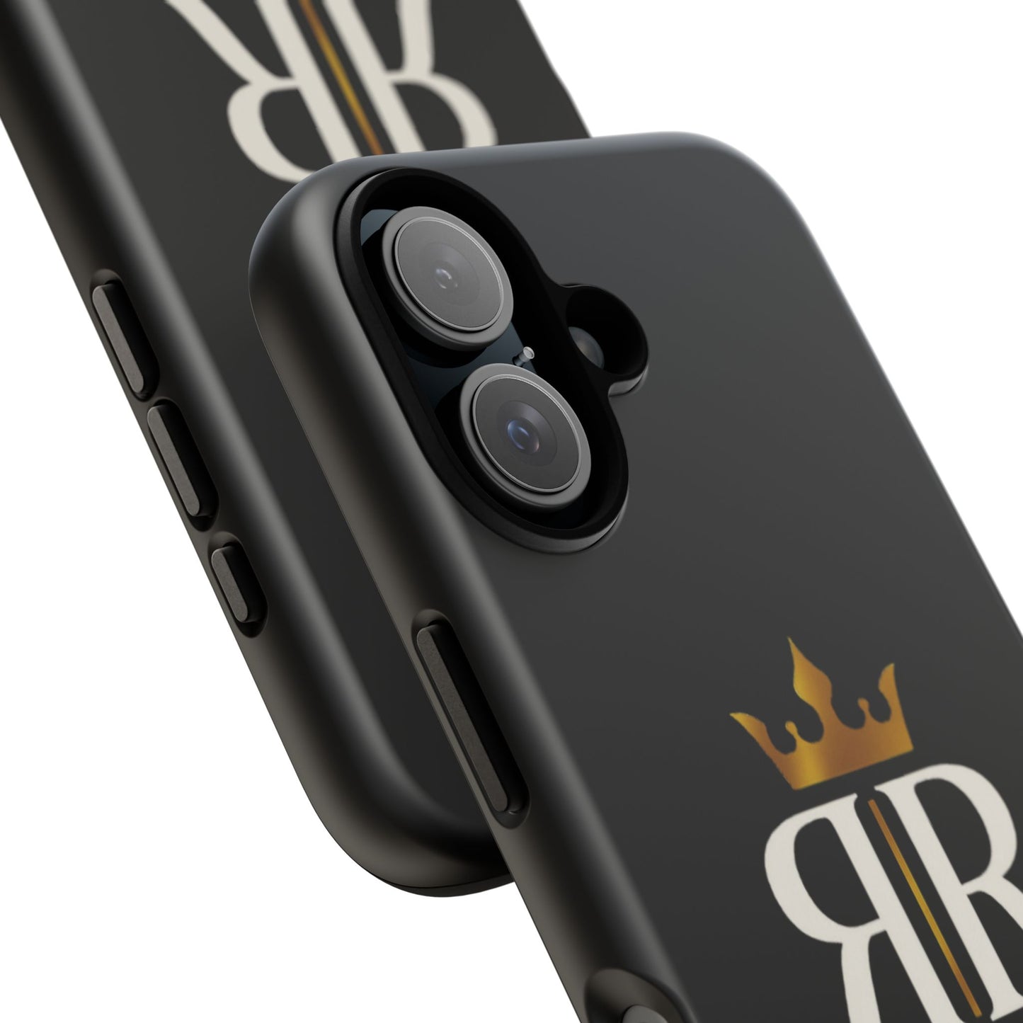 Raady Relics Crown Logo Tough Phone Case — Black Protective iPhone Cover