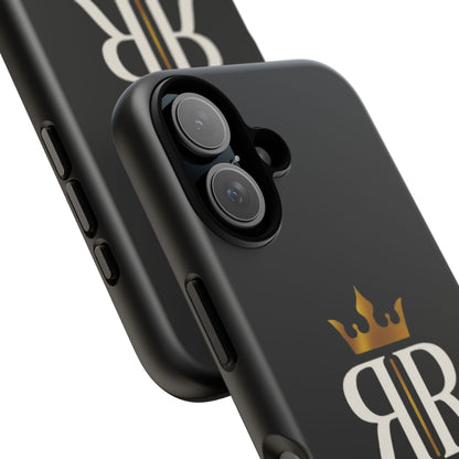Raady Relics Crown Logo Tough Phone Case — Black Protective iPhone Cover