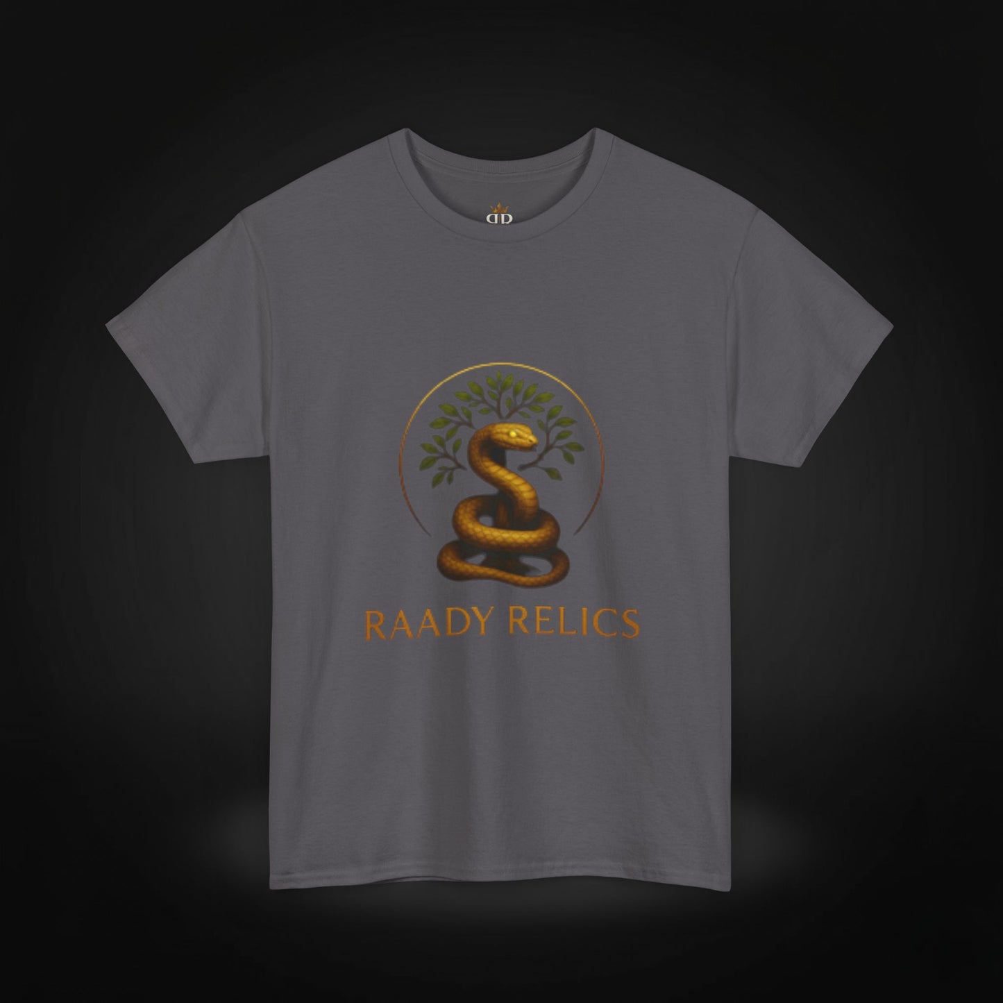 Raady Relics Unisex Cotton Tee - Serpent Design Shirt for Casual Wear