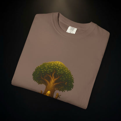 Garment-Dyed Tree T-Shirt - Raady Relics Design