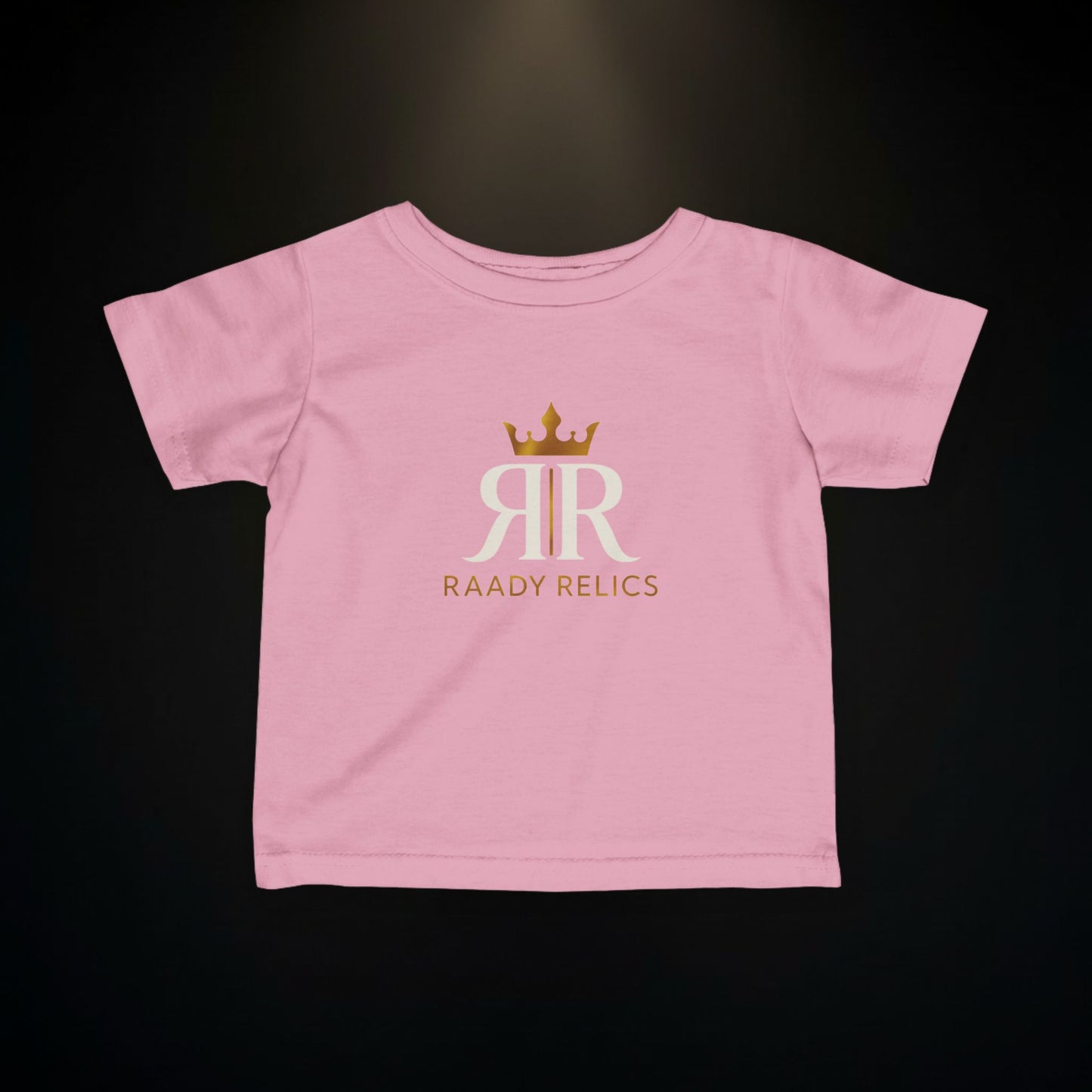 Infant Tee — Raady Relics Gold Crown Logo Baby Shirt