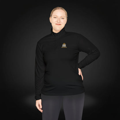 Crown Emblem Unisex Quarter-Zip Pullover