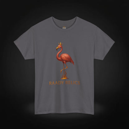 Royal Flamingo Unisex Heavy Cotton Tee - Raady Relics