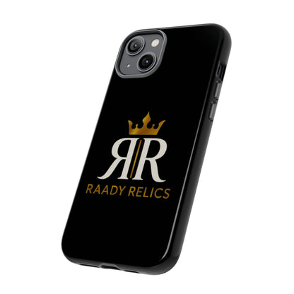 Raady Relics Crown Logo Tough Phone Case — Black Protective iPhone Cover