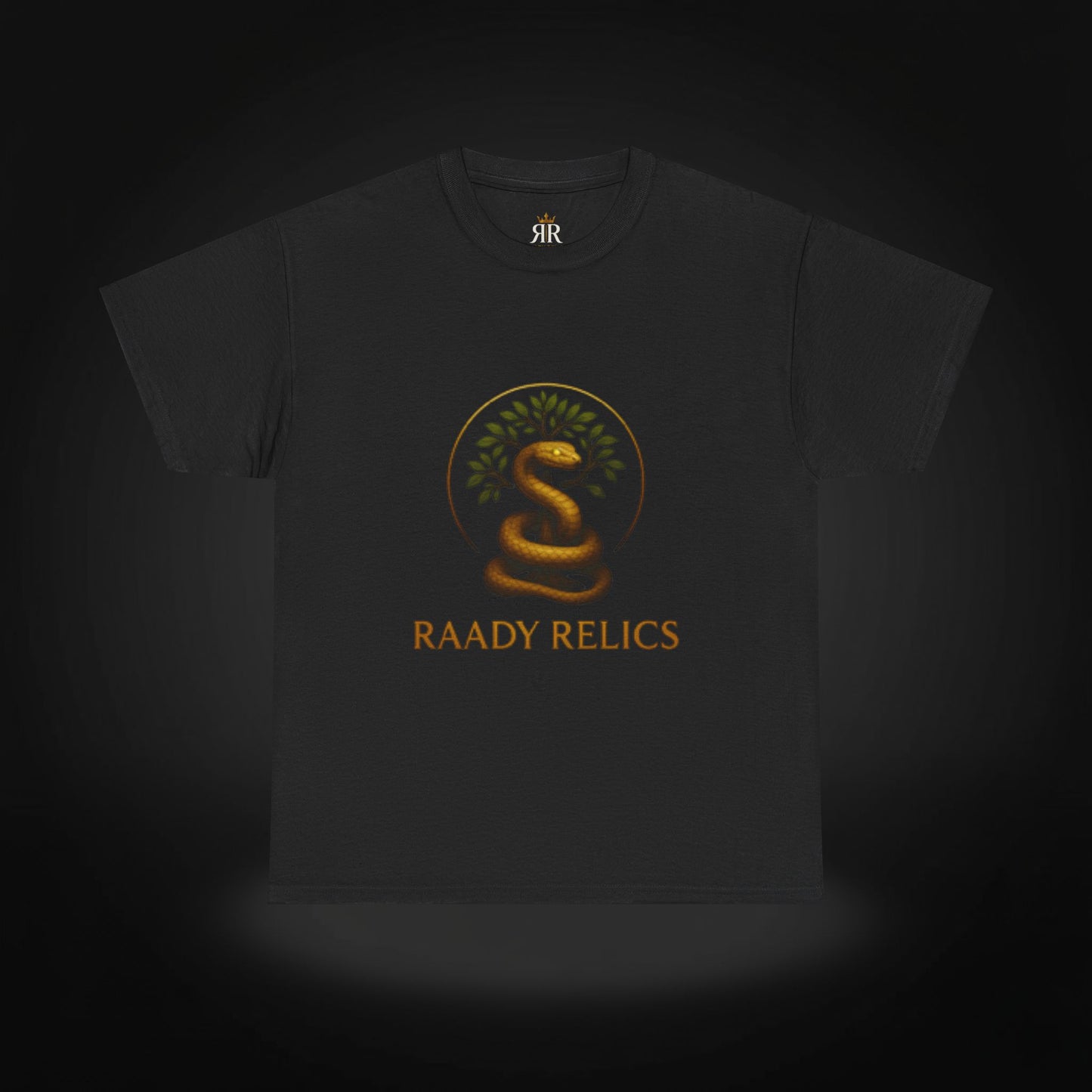 Raady Relics Unisex Cotton Tee - Serpent Design Shirt for Casual Wear