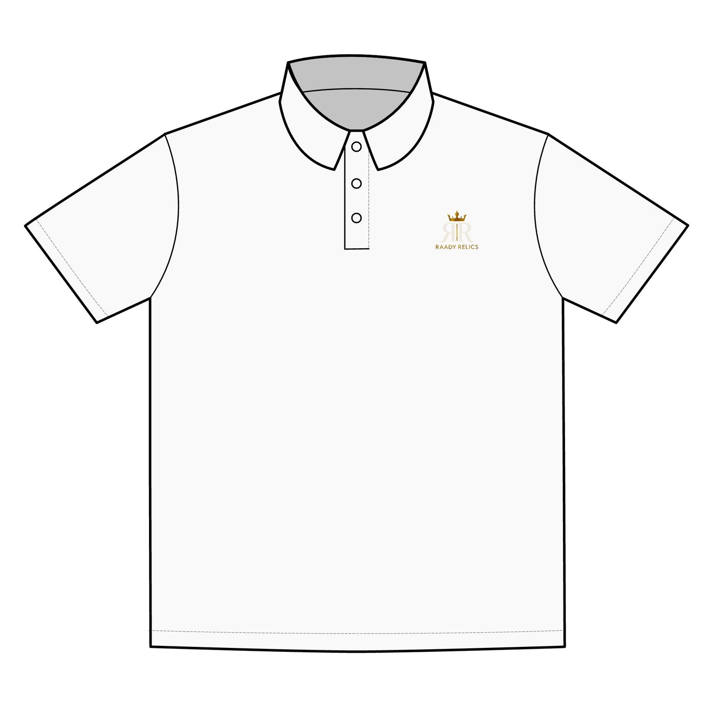 Embroidered Royal Crest Polo Shirt — Classic