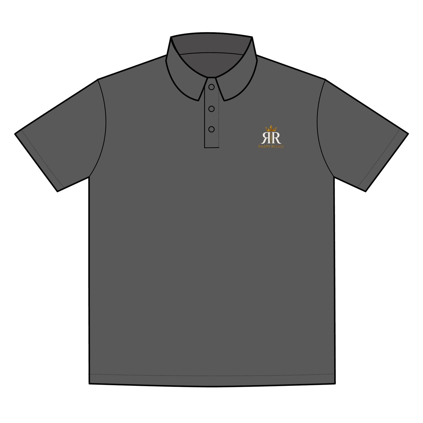 Embroidered Royal Crest Polo Shirt — Classic