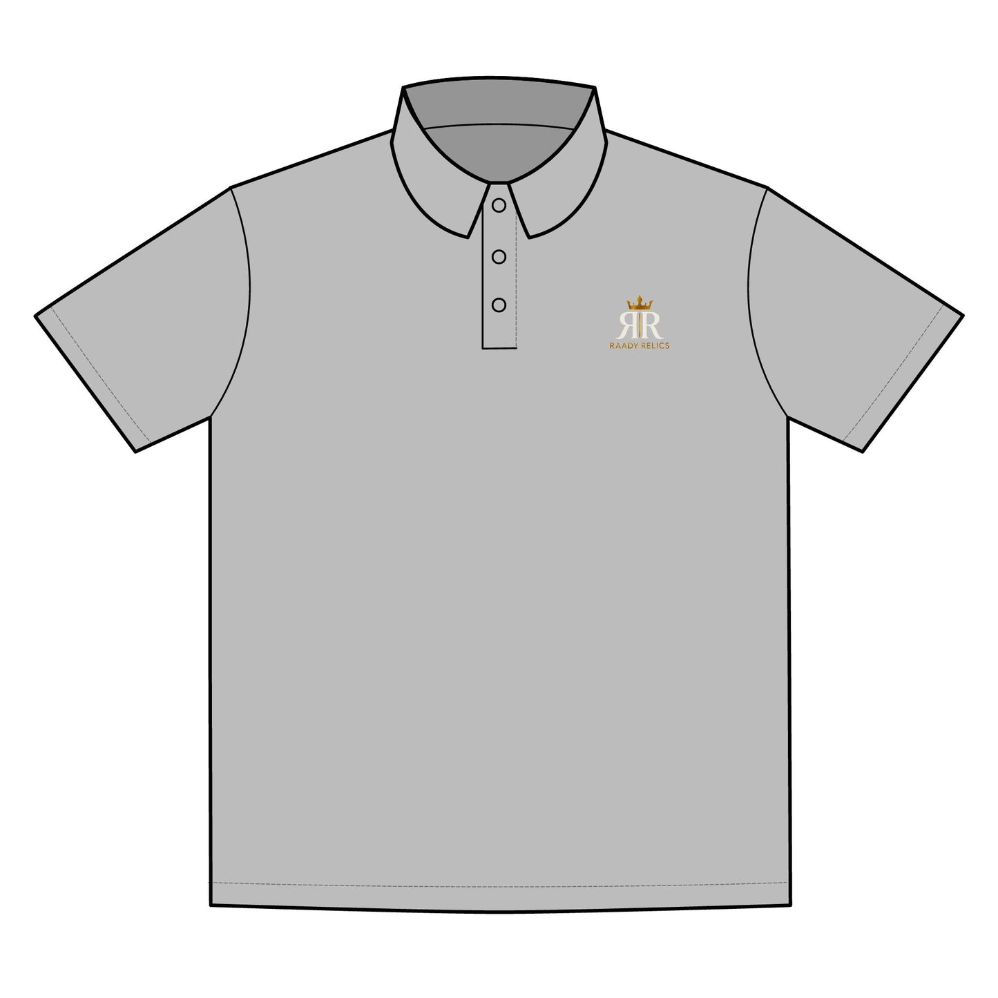 Embroidered Royal Crest Polo Shirt — Classic