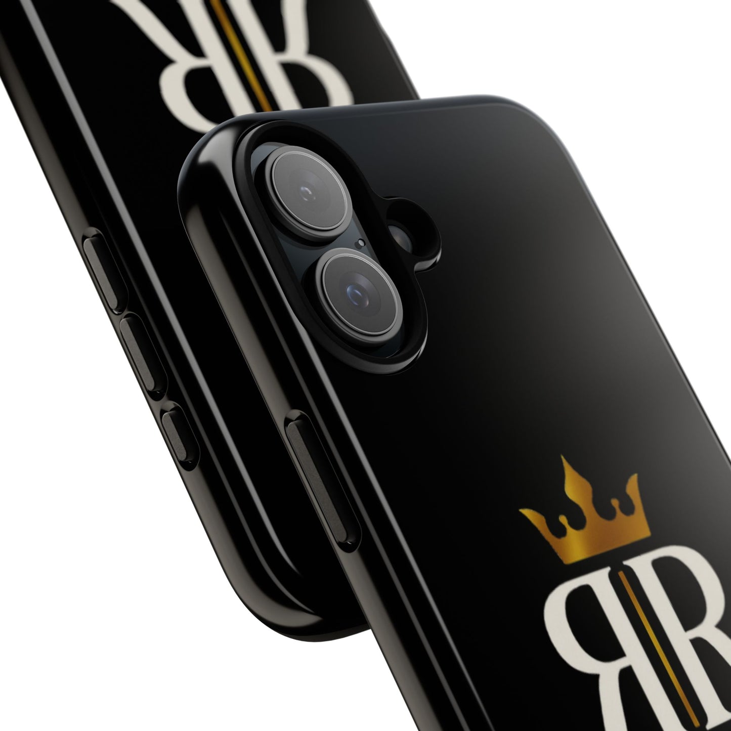 Raady Relics Crown Logo Tough Phone Case — Black Protective iPhone Cover
