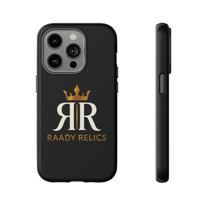 Raady Relics Crown Logo Tough Phone Case — Black Protective iPhone Cover