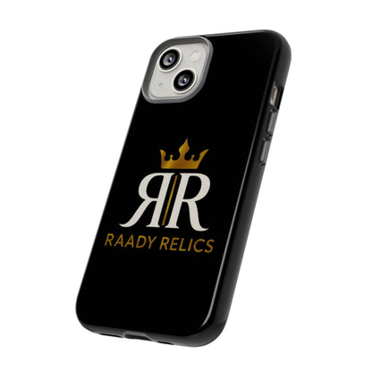 Raady Relics Crown Logo Tough Phone Case — Black Protective iPhone Cover