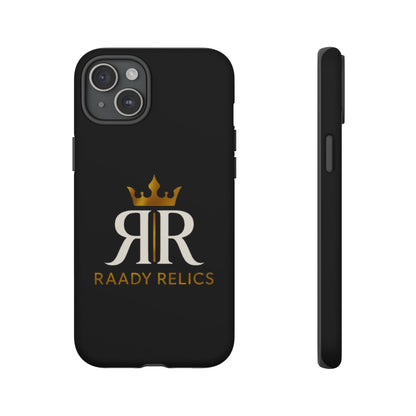 Raady Relics Crown Logo Tough Phone Case — Black Protective iPhone Cover