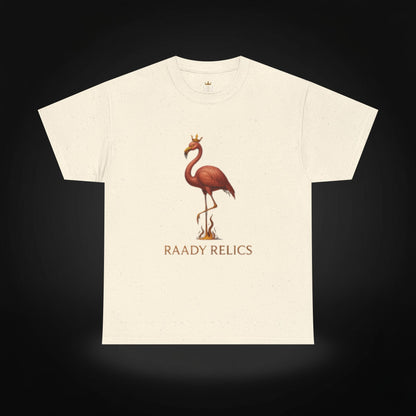 Royal Flamingo Unisex Heavy Cotton Tee - Raady Relics