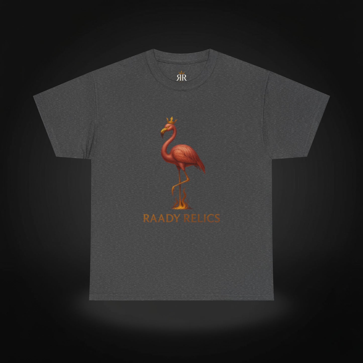 Royal Flamingo Unisex Heavy Cotton Tee - Raady Relics