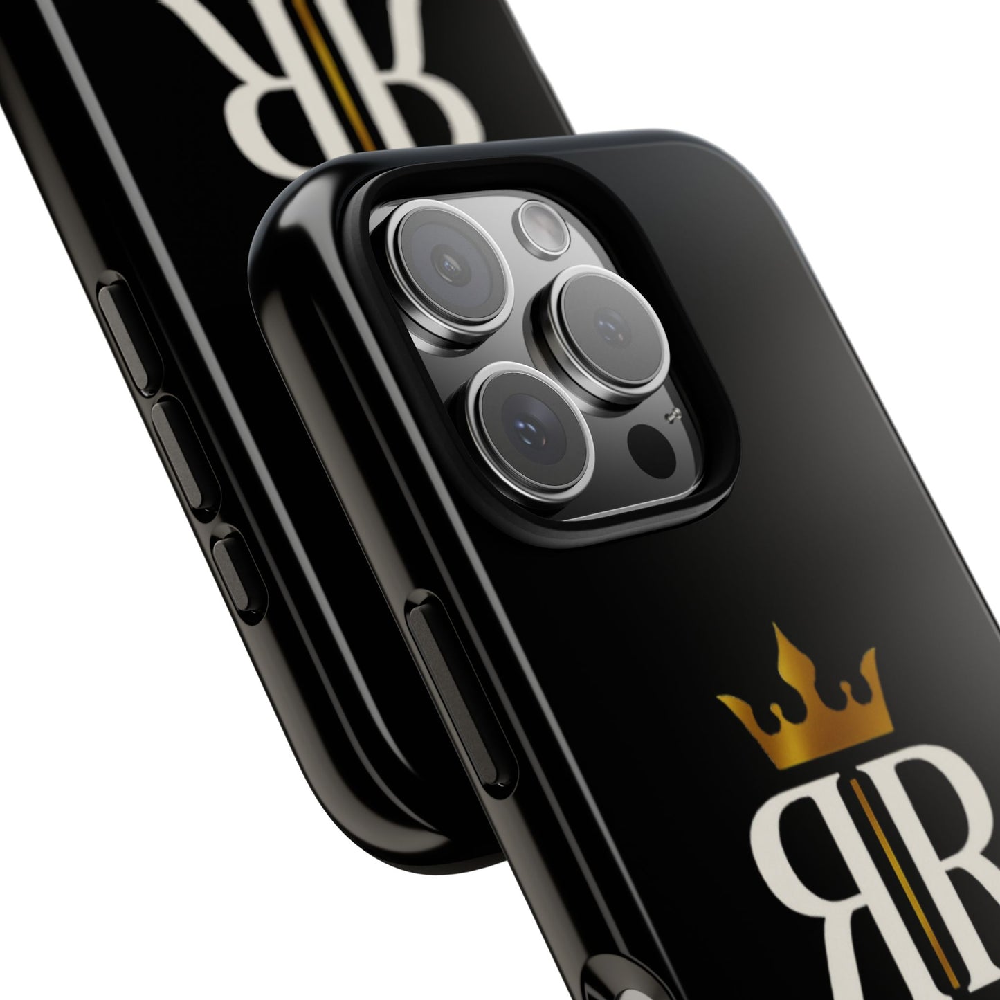 Raady Relics Crown Logo Tough Phone Case — Black Protective iPhone Cover