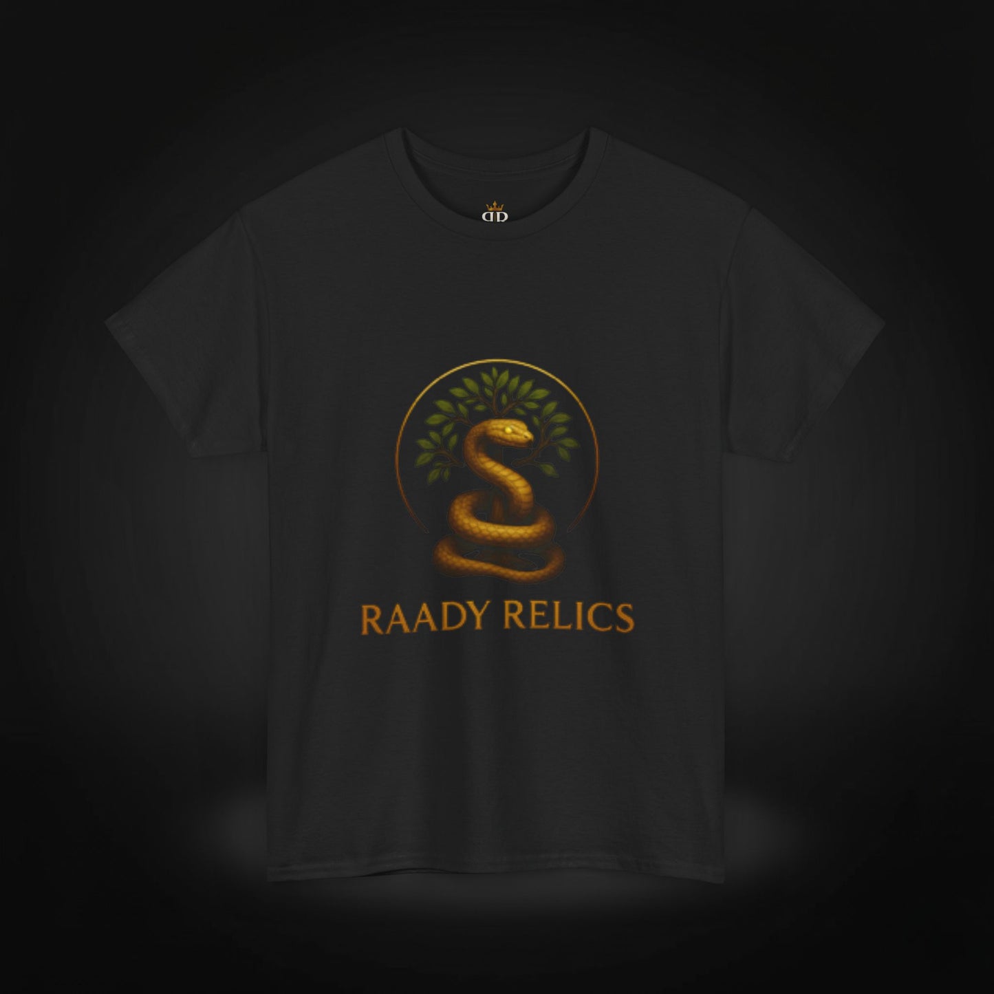 Raady Relics Unisex Cotton Tee - Serpent Design Shirt for Casual Wear