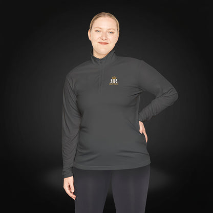 Crown Emblem Unisex Quarter-Zip Pullover