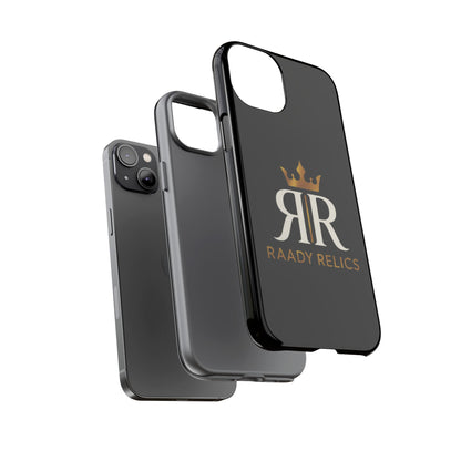 Raady Relics Crown Logo Tough Phone Case — Black Protective iPhone Cover