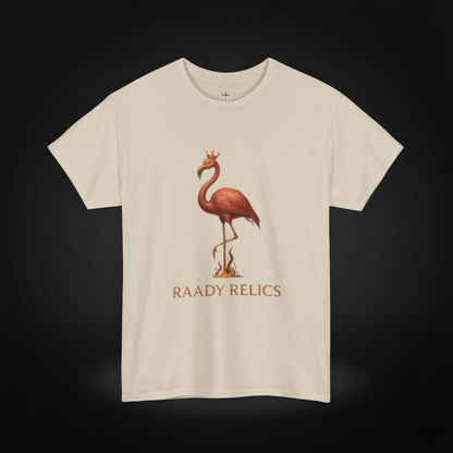 Royal Flamingo Unisex Heavy Cotton Tee - Raady Relics