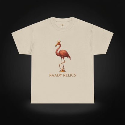 Royal Flamingo Unisex Heavy Cotton Tee - Raady Relics