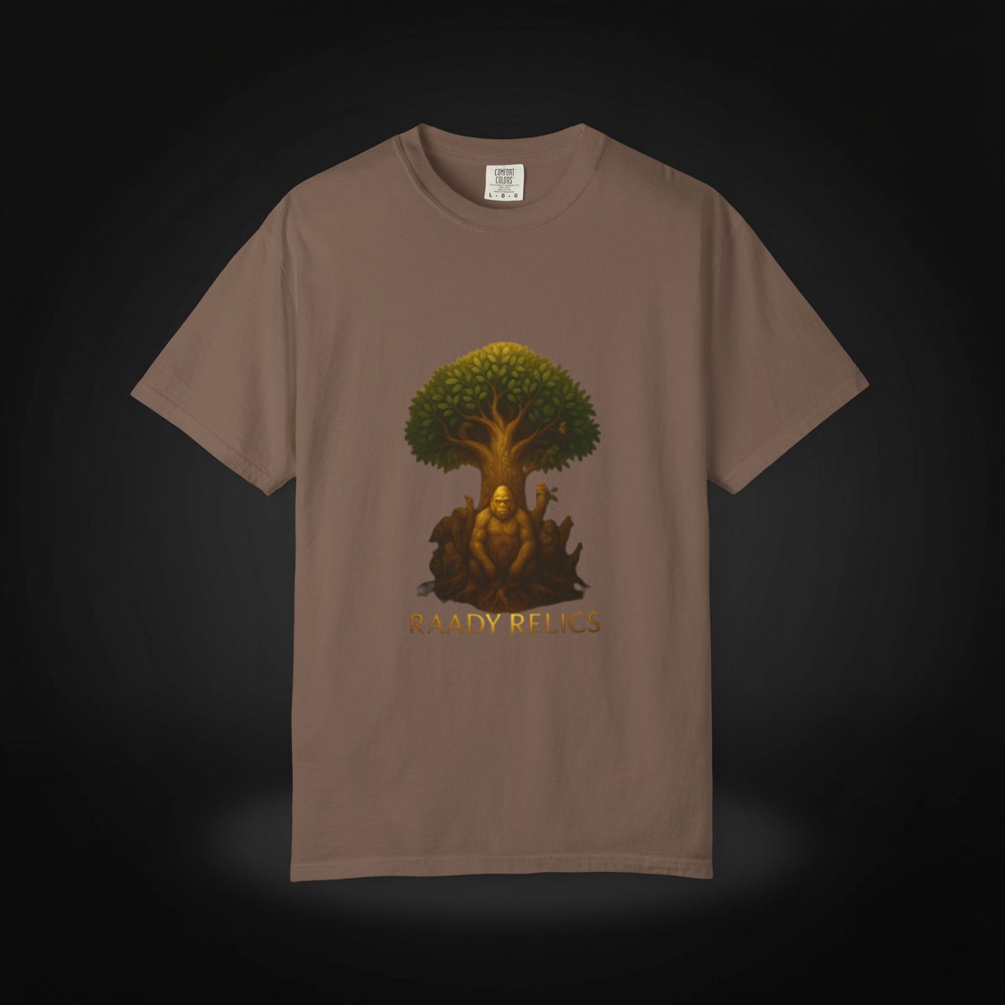 Garment-Dyed Tree T-Shirt - Raady Relics Design