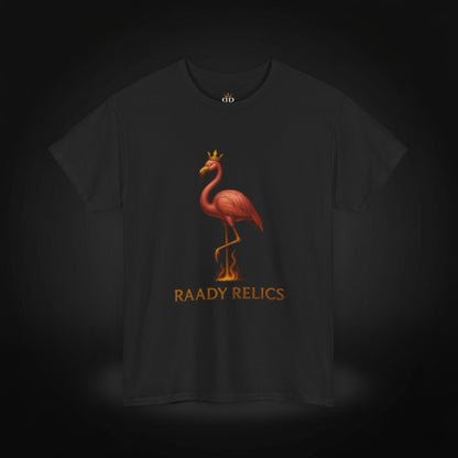 Royal Flamingo Unisex Heavy Cotton Tee - Raady Relics