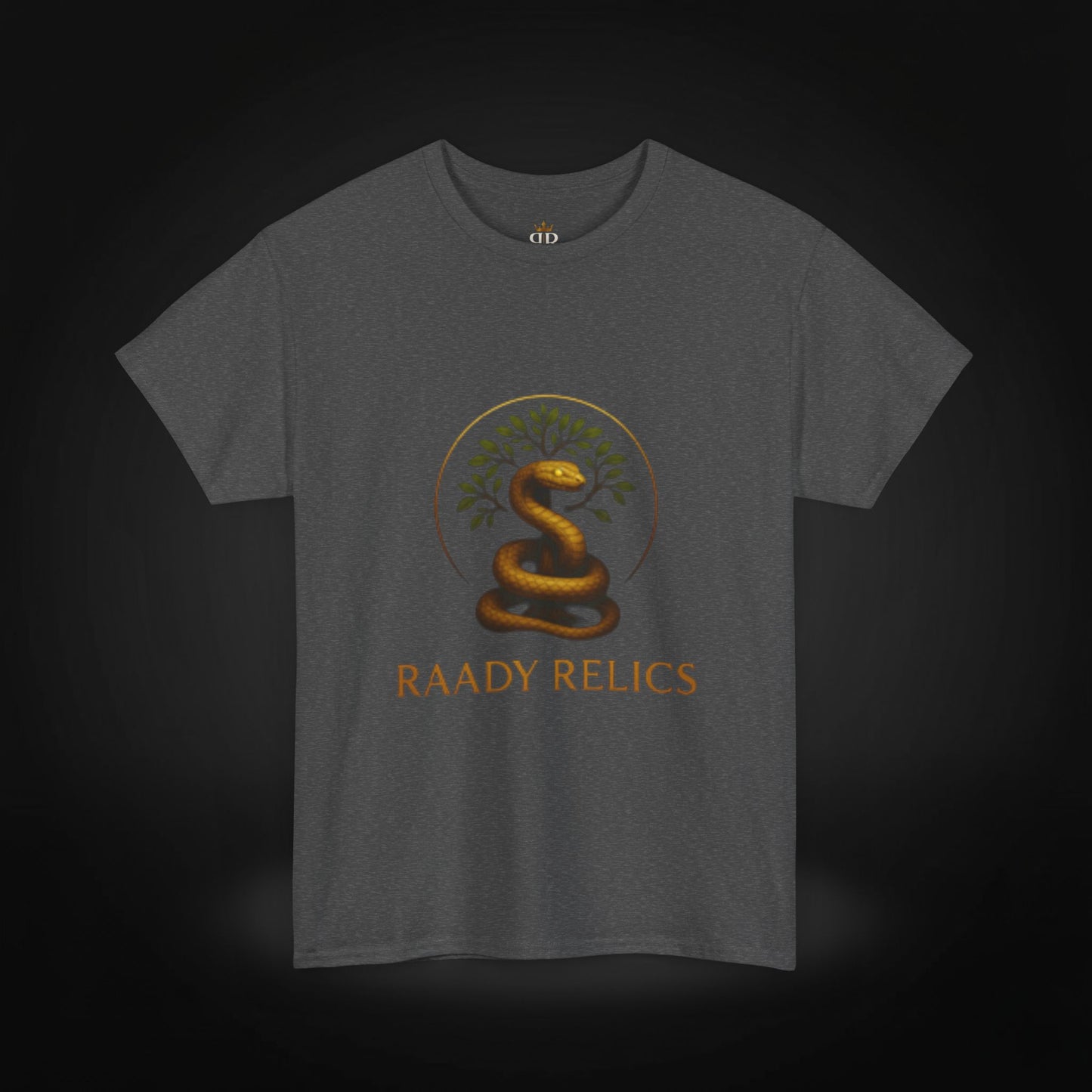 Raady Relics Unisex Cotton Tee - Serpent Design Shirt for Casual Wear