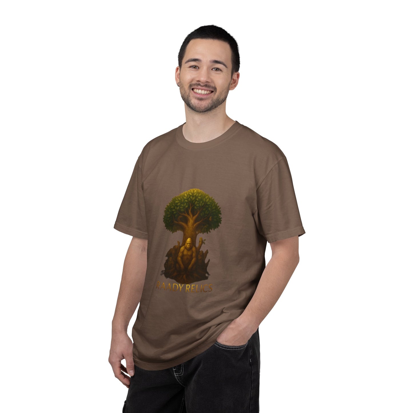 Garment-Dyed Tree T-Shirt - Raady Relics Design