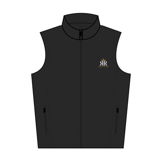 Embroidered Men's Soft Shell Vest — Professional Vest for Work & Events