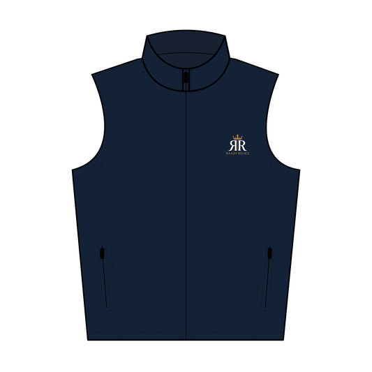 Embroidered Men's Soft Shell Vest — Professional Vest for Work & Events