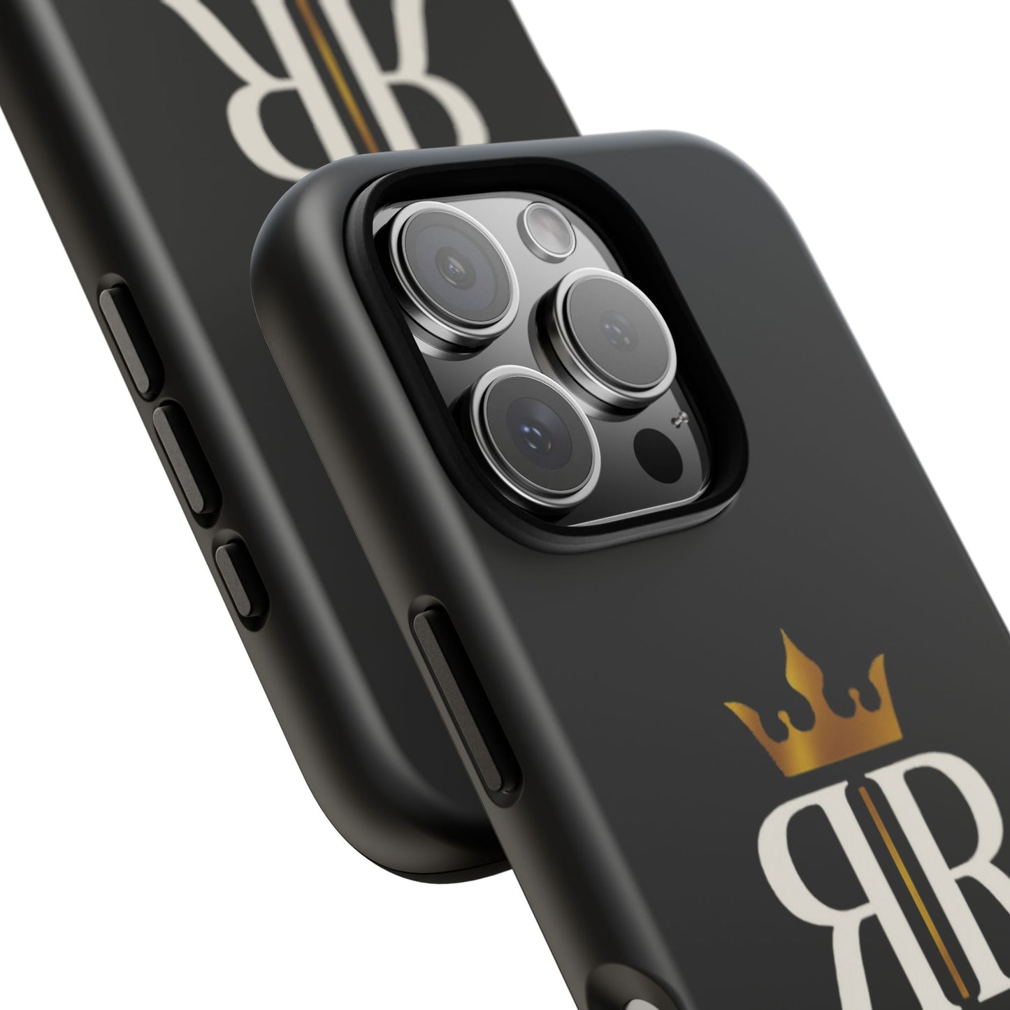 Raady Relics Crown Logo Tough Phone Case — Black Protective iPhone Cover